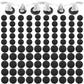 Displaymore 100Pcs Mix Round Plastic Model Bases 25Mm/32Mm For Gaming Miniatures Or Wargames Role Playing Board Game Figure Toy