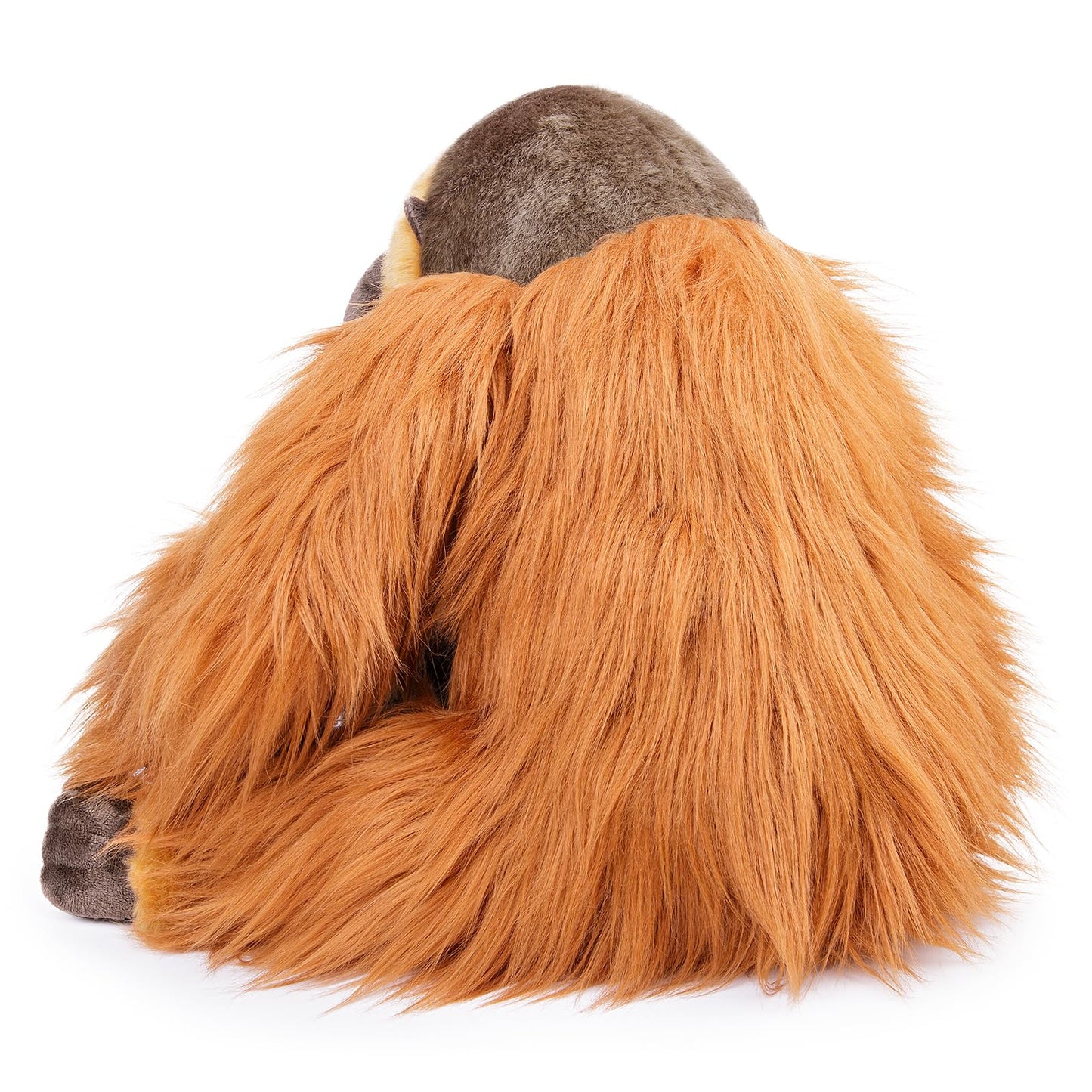 Zhongxin Made Orangutan Plush Toy, Realistic Orangutan Stuffed Animals 21In, Unique Forest Plushie Toys Model Dolls Collection F