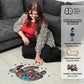 Sea Turtle Voyage - 350 Piece Wooden Puzzles for mature-themeds - 21.1 x 13.7 in - Extra-Thick 5 mm Wood Puzzle  Hand-Shaped Pieces  Marine Life Mosaic Design - enhanced Gift for Puzzle Lovers by LEOGOR