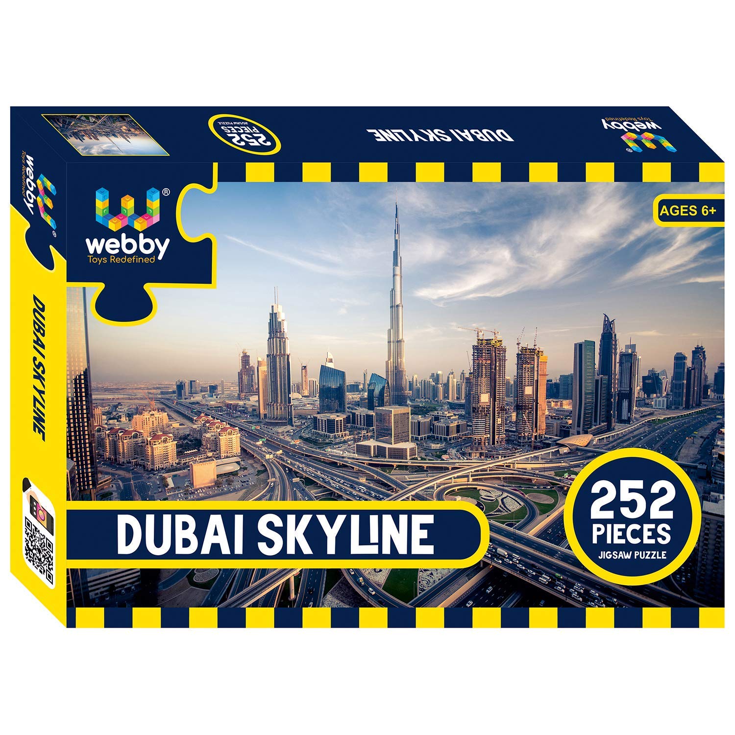 Webby Dubai Skyline Jigsaw Puzzle, 252 Pieces  Kid