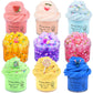 9 Pack Slime Kit, With 3 Jelly Cube Crunchy Slime And 3 Cloud Slime And 3 Butter Slime, Soft And Non-Sticky, Diy Stress Relief T