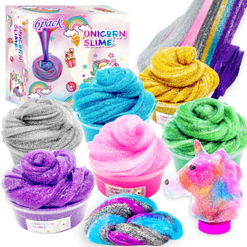 Sparking Galaxy Slime,Unicorn Galaxy Slime Unicorn Colors Slime Kit For Girls And Boys, All Unicorns Scented Slime Bulk For Kids