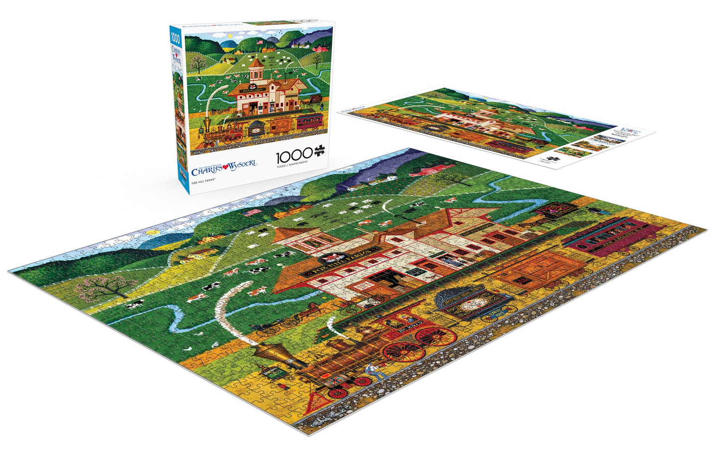 Buffalo Games - Charles Wysocki - Fox Hill Farms - 1000 Piece Jigsaw Puzzle