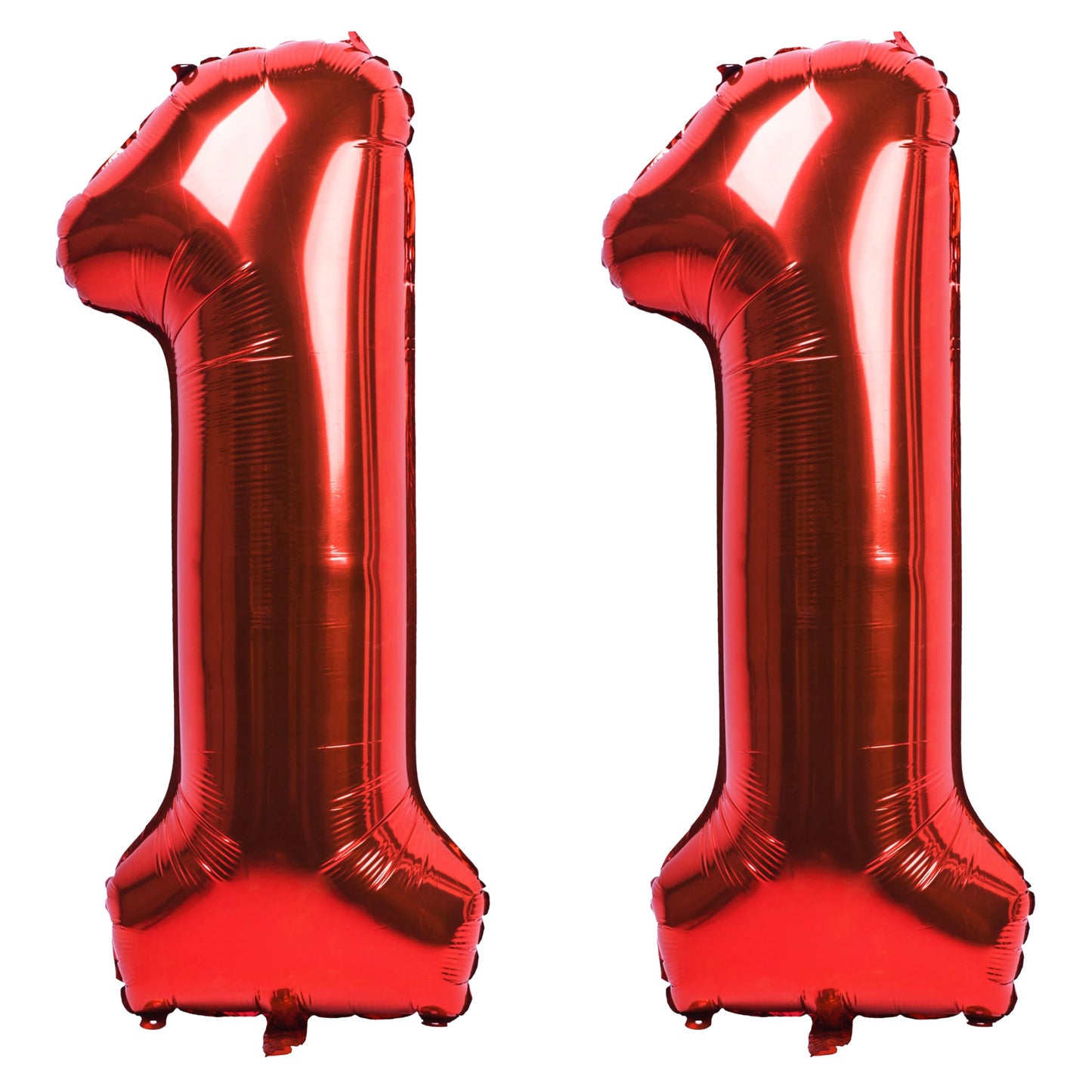 40 In Red Number Balloons Helium Foil Mylar Balloon Birthday Party Banquet Decoration Digital 11