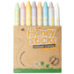 Honeysticks Jumbo Crayons (8 Pack) - Pastel Colored Non Toxic Crayons - 100% Pure Beeswax and Food Grade Colors - Large, Easy to