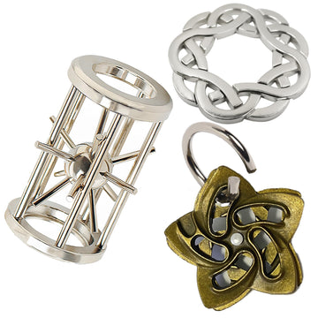 Psdvayi Metal Brain Teasers Puzzles For Kids And Adults 3D Unlock Interlocking Puzzles Iq Logic Test Disentanglement Educational