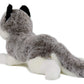 Ice King Bear Lifelike Siberian Husky Stuffed Animal - Plush Toy - 13 Inches Length (Weighted)