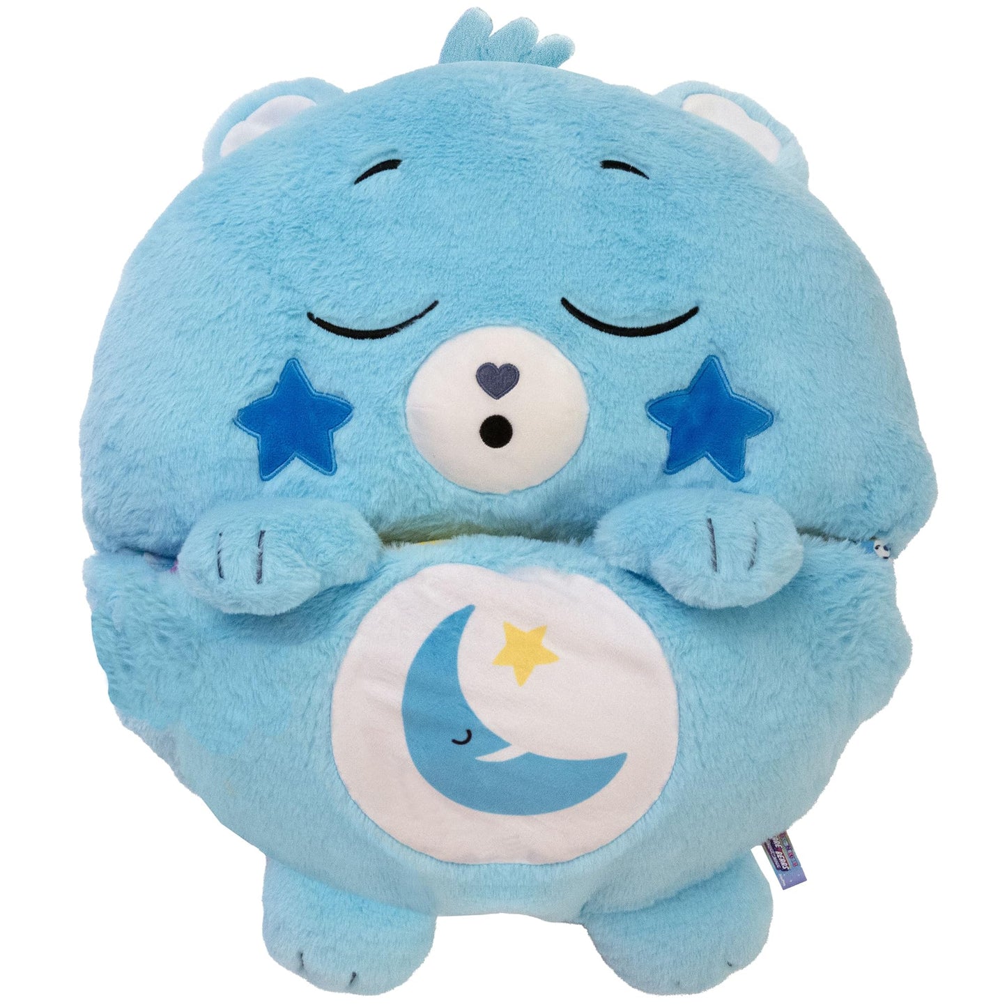 Happy Nappers Care Bears Sleep Sack - 2-in-1 Plush Bedtime Bear, Large, Multi, Model 6866h, Soft Polyester for Kids 7+