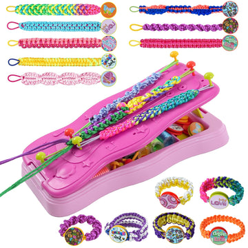 TGJH Friendship Bracelet Making Kit for Girls - DIY Handmade Arts and Crafts Toys, Fun Bracelet Activities and Birthday Gifts fo