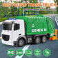 WEMOKA 2.4Ghz Remote Control Garbage Truck Toys, RC Trash Truck Toys for Boys with Trash Bin Real Lights, 1/24 Scale 6 Channel R