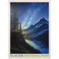 Mypuzzle Glacier National Park: Starlight, Vintage Poster - Premium 1000 Piece Jigsaw Puzzle For Adults