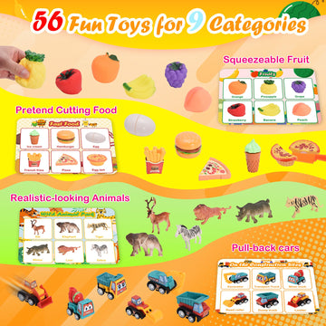 Sorting Toys For Toddlers, Learning Education Toys Montessori Toys, Multiple Theme Playset, Fine Motor Skills Games, Preschool L