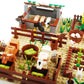 BAENRCY Building Blocks Set - Farm Field Plant & Animal Bricks Kit, Plastic, CF001ALL, Compatible with Major Brands, Animal Color