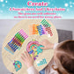 Wahfng Gem Art, Diamond Art Kids Painting Kit -Make Your Own Keychains & Suncatchers - Arts And Crafts For Girls And Boys Ages 6-12 - Best Gift Ideas For Age 4, 5, 6, 7, 8, 9, 10-12, 6-8(Magical)