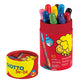 GIOTTO be-b Large Colouring Pencils Set, 10 Assorted Colours, Super Washable, Suitable for Ages 2+, Ideal for Children