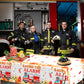 Fire Truck Birthday Party Tablecloth - Firefighter Birthday Party Decorations, 3Pcs Fire Truck Table Cloth, Rectangle Plastic Fi