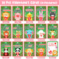 Aitbay Valentines Day Gifts Toys For Kids - 28 Packs Valentines Day Cards With Mini Animal Plush Toy Set - Valentine Exchange Cards Gift Classroom Prize Party Favors School Rewards Gift Exchange