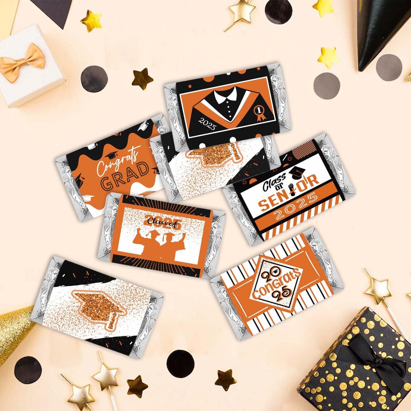 PHOHUI HAVE A NICE TIME Graduation Party Miniature Candy Bar Wrapper,Congrats Grad Stickers Graduation Candy Stickers,Class of 2