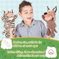 Wettarn 10 Pcs Animal Hand Puppets 12 Inch Soft Plush Plush Puppets Lion Orangutan Giraffe Tiger Pig Elephant Hand Puppets For B