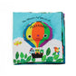 Melissa & Doug Soft Activity Baby Book - Peekaboo Lift The Flap, 8.75x7.75", Fabric, Blue & White, Model 9208
