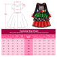 Relibeauty Kids Day Of The Dead Costume For Girls Sugar Skull Costume With Flower Headband 120