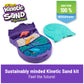 Kinetic Sand, Project Planet Deep Sea with 24oz Play Sand & Sea Creature Tools, Sustainably Minded Eco Friendly Materials, Senso