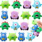 Aoriher 15 Pcs Halloween Stuffed Toys Mini Stuffed Animals Toys Halloween Plush Toys 3.2 Inch Small Devil Plush Keychain Party Favors For Halloween Birthday Party Favors Goodie Bag Fillers, 5 Styles