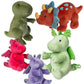 Mary Meyer 10-Inch Smootheez Red Triceratops Stuffed Animal Toy, Soft Polyester Material, Model 54402