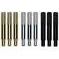 WE Games Cribbage Board Pegs Set of 9 - Metal Machined in Brass, Silver & Black with Travel Pouch - Model 326105