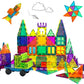 Bmag Magnetic Tiles, Building Blocks For Toddlers, 3D Magnet Building Blocks With 1 Car, Stem Educational Learning Building Blocks For Kids Children, Stacking Montessori Toys Gifts For Boys Girls