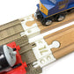 Trainlab Adapters Compatible With Trackmaster (Brown 2009) To Wooden Railway Train Tracks (2Pc) (Nitebrite)