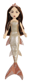 Aurora Sea Sparkles 18" Plush Villain Doll - Lamia, Gold, Model 33278