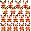 Liliful 16 Pack 8 Inch Stuffed Deer Toys, Xmas Plush Elk With Red Scarf, Stuffed Animal Gifts For Boys Girls, Christmas Decorati