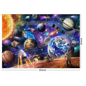 Antelope - 1000 Piece Puzzle For Adults, Space Mars Mission Jigsaw Puzzles 1000 Pieces, Solar System Puzzle - 1000 Pieces High Resolution, Matte Finish, Smooth Edging, No Dust Space Puzzle