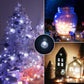 Aogist 100pcs White LED Balloon Lights, Mini Round Plastic Lamps for Indoor Outdoor Events, Halloween, Christmas, Weddings