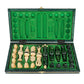 Chess And Games Shop Muba Wooden Chess Set Paris Apple Wooden International Board Vintage Carved Pieces - 14 Inches