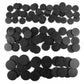 100PCS Miniature Bases with 120PCS Adhesive, 25mm 32mm 40mm Mix Black Round Plastic Model Bases for Gaming Miniatures or Wargame