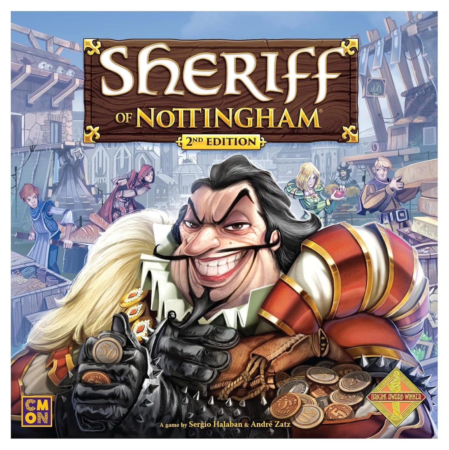 Sheriff Of Nottingham 2Nd Edition Board Game | Strategy Game | Medieval Bluffing Game | Card Drafting Game For Adults And Teens