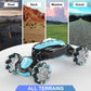 Fanfantoey Gesture Sensing RC Stunt Car Remote Control Car 360 Rotating 4WD 2.4Ghz RC Cars Transform Car Toys for Boys 4-7 Birth