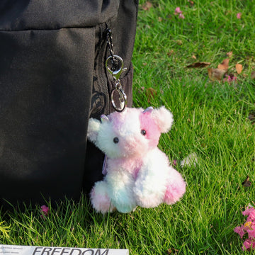 Apricot Lamb Cute Toys Plush Black Dragon Dinosaur Stuffed Animal Soft Keychain For Kids Bag, Purse, Backpack, Handbag (Black Dragon，3.9 Inches)