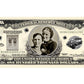 American Art Classics Bonnie & Clyde $100,000.00 Bill - Comes In Currency Bill Protector - Great Gift For Fans Of Bonnie And Clyde