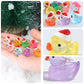 ROMROC 160Pcs Luminous Mini Christmas Resin Duck Miniature Glow in The Dark Ducks Christmas Decor Aquarium Ornament Dollhouse De