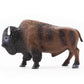 Gemini&Genius Bison Figurine Toy - Hand Painted Realistic Bull Action Figure for Kids, Durable Wildlife Play Toy in Bison Color