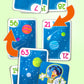 Melon Rind Jump 7, Math Game For Kids (Ages 8+) Fun Multiples Of 7 Card Game, Lively Educational Card Game, Stocking Stuffer For