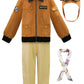 Relibeauty Earhart Historical Costume Kids Aviator Costume For Girls With Hats, Glasses And Scarves,Yellow 110
