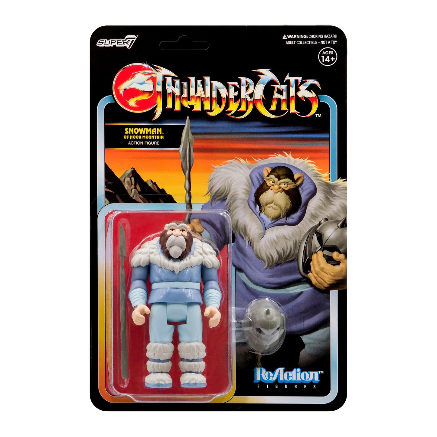 Super7 Thundercats Snowman Of Hook Mountain - 4' Thundercats Action Figure With Accessories Classic Tv Show Collectibles And Retro Toys