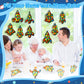 QOUBAI 32 Sets Outer Space Rocket Suncatchers Craft Kit, Colorful Paper Crafts for Home Decor, Classroom, Kids' Birthday Gifts, QB1080