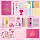 Adusriz Princess Diy Journal Kit For Girls 8-12, 50+Pcs Gifts For Tween & Teen Girls, Scrapbook & Diary Supplies Set, Journaling