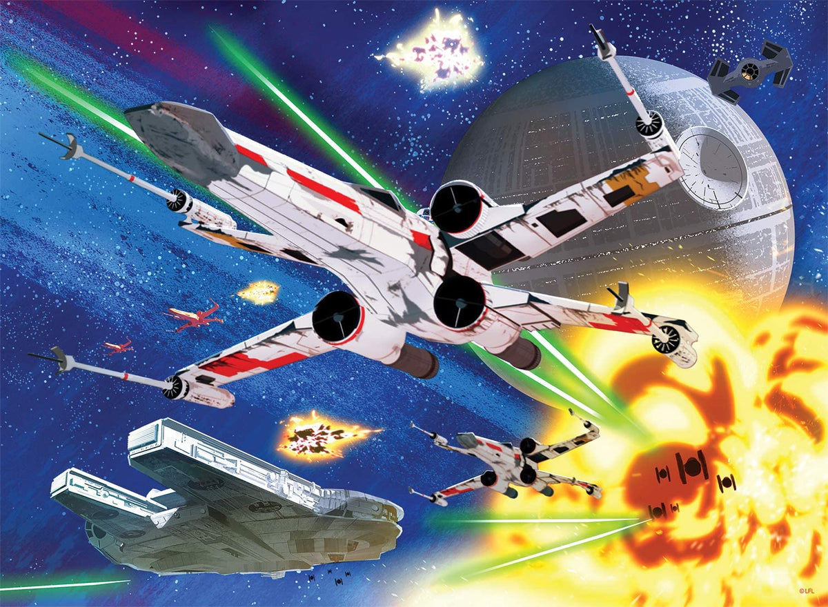 Spaceship Laser Battle Puzzle