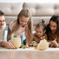 Jumbo Dino Easter Egg - Unearth 12 Unique Large Surprise Dinosaurs In One Giant Filled Egg -Easter Gifts For Kids - Discover Dinosaur Archaeology Science Stem Crafts Gifts For Boys & Girls